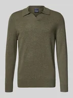 Koszulki męskie - Sweter z dzianiny z czystego kaszmiru - miniaturka - grafika 1