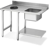 Akcesoria i części AGD - Stół załadowczy ze zlewem SMEG WT51200SHL  (22) 877 77 77 ! Indywidualne wyceny! - miniaturka - grafika 1