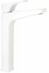 Deante Hiacynt bateria umywalkowa stojąca wysoka biały półmat BQHA20N - Baterie umywalkowe - miniaturka - grafika 2