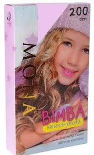 RAJSTOPY MONA DZ BIMBA MICRO PL  200 (kolor plum, rozmiar 128-134) - Rajstopy - miniaturka - grafika 1
