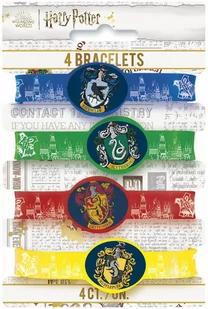Bransoletki silikonowe Harry Potter - 4 szt. - Urodziny dziecka - miniaturka - grafika 1