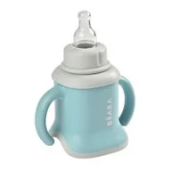 Bidony dla dzieci - Beaba Beaba Kubeczek ewolucyjny treningowy 3 w 1 airy green solution-bc-7050-0 - miniaturka - grafika 1
