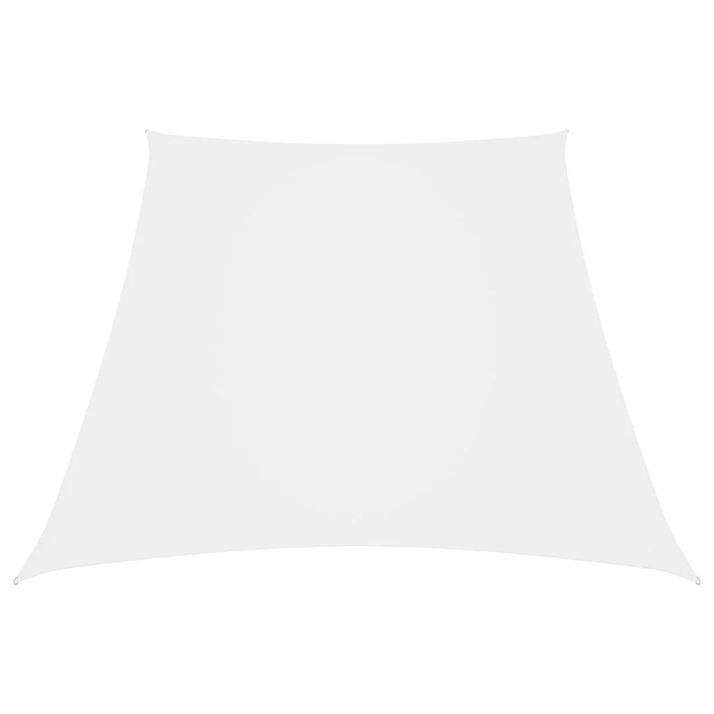 vidaXL Trapezowy żagiel ogrodowy, tkanina Oxford, 3/4x2 m, biały vidaXL