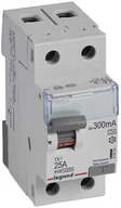 Bezpieczniki elektryczne - Legrand WYŁĄCZNIK RÓŻNICOWOPRĄDOWY P 302 2P 25A 300MA TYP A SERII TX3,411574 - miniaturka - grafika 1