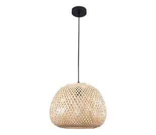 Żyrandol na lince ZANZIBAR 1xE27/20W/230V śr. 35 cm bambus - Lampy sufitowe - miniaturka - grafika 1