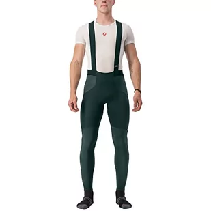 CASTELLI 4520522-303 SORPASSO Ros BIBT Kombinezony Rowerowe Męskie Rover Green Rozmiar XXL - Spodnie rowerowe - miniaturka - grafika 1