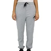 Spodnie damskie - Nike Damskie spodnie W Nsw Nsw Flc Ft Bf Dark Grey Heather/Summit White/Black XXL - miniaturka - grafika 1