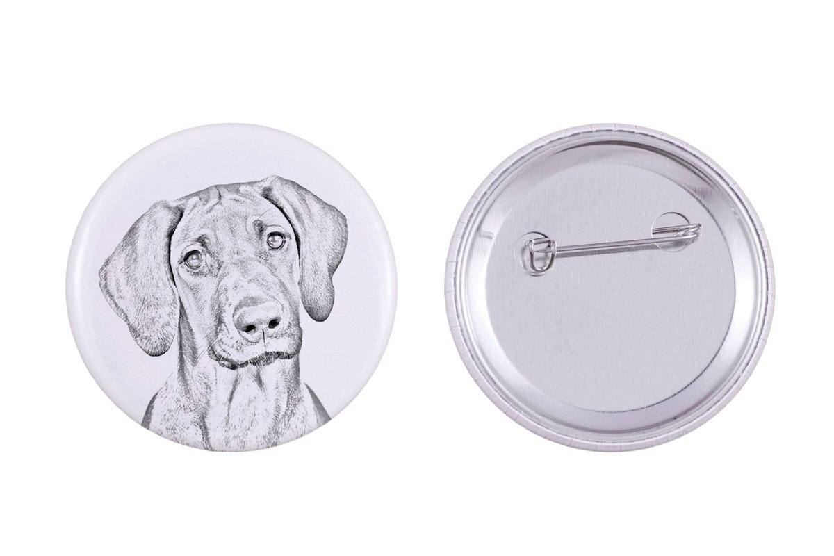 Rhodesian Ridgeback, Afrykański pies na lwy - przypinka z twoim psem, dodaj własne foto, marka Art-Dog