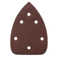 Materiały ścierne - Papier ścierny do szlifierki delta DEDRA DED79412 gr. 80, 140 x 140 x 80 mm, 5 szt - miniaturka - grafika 1