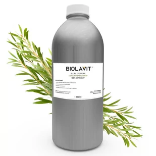 Biolavit Biolavit Olejek eteryczny z drzewa herbacianego 1000 ml OET-HER-1000 - Aromaterapia - miniaturka - grafika 1