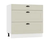 Szafki kuchenne - Szafka kuchenna stojąca 80 ADELE D80 S/3 beżowy mat - miniaturka - grafika 1