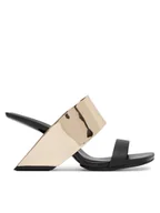 Klapki i japonki damskie - United Nude Klapki Loop Hi 1000596113 Złoty - miniaturka - grafika 1