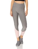 Legginsy - Puma Legginsy damskie Studio Yogini Luxe Colorblock Hw 78 Tight Średni szary lotus XL 520979 - miniaturka - grafika 1