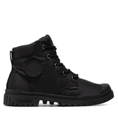 Botki damskie - Trapery Palladium Pampa Sp20 Cuff Wp+ 76835-008-M Czarny - miniaturka - grafika 1