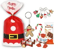 Zestawy upominkowe - Paczka Prezent na Święta Mikołajki dla Dziecka Dzieci Brelok Słodycze Zestaw - miniaturka - grafika 1