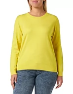 Swetry damskie - s.Oliver damski sweter z długim rękawem, żółty, 42, żółty, 42 - miniaturka - grafika 1