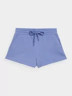 Spodenki męskie - 4F, Spodenki dresowe damskie, 4FSS23TSHOF175-32S, Denim, Rozmiar S - miniaturka - grafika 1