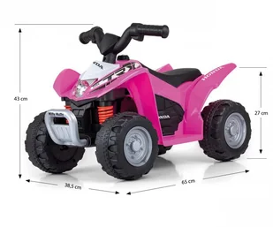 Pojazd na akumulator Quad HONDA ATV Pink - Pojazdy elektryczne dla dzieci - miniaturka - grafika 5