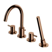 Baterie wannowe i prysznicowe - OMNIRES Y1232 CP Y bateria wannowa 4-otworowa - miniaturka - grafika 1