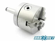 Uchwyty tokarskie - Uchwyt tokarski 100 mm | 3 - szczękowy | mocowanie stożek Morse MS2 - Darmet (DM-376) - miniaturka - grafika 1