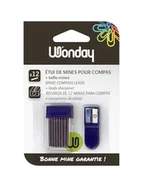 Kompasy - WONDAY Etui 12 wkładów 2 mm na kompas z ostrzałkami - miniaturka - grafika 1