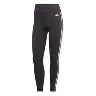Legginsy - Legginsy damskie adidas TRAIN ESSENTIALS 3-STRIPES 7/8 czarne HT5438 - miniaturka - grafika 1