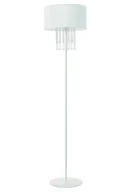 Lampy stojące - Podłogowa lampa stojąca w stylu glamour W477-Nala - biały - miniaturka - grafika 1