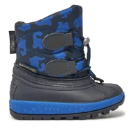 Buty dla chłopców - Śniegowce Boatilus Joggy Sport NJ09-VAR.17ZT-KD Granatowy - miniaturka - grafika 1