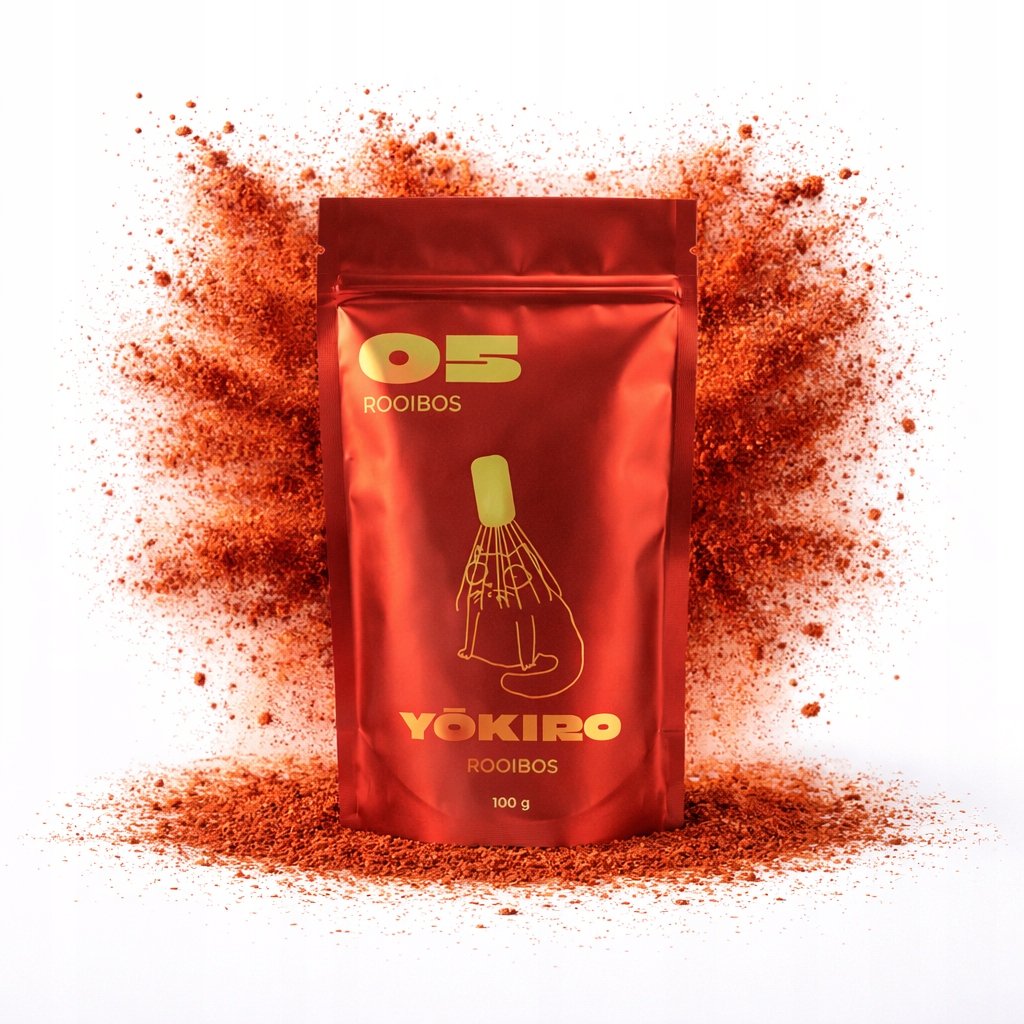 Yokiro Rooibos 100g – czerwona herbata proszkowana z Afryki bez kofeiny