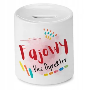 Skarbonka Dla Vice Dyrektora na Urodziny Prezent z Nadrukiem ze Zdjęciem + Opakowanie na prezent (wzór 03) - Skarbonki Skarbonka Dla Vice Dyrektora na Urodziny Prezent z Nadrukiem ze Zdjęciem + Opakowanie na prezent (wzór 03) - Skarbonki - miniaturka - grafika 1