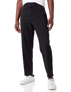 BOSS Męskie spodnie Statum Relaxed-Fit z wodoodpornej bawełny stretch, czarny (Black1), 98 - Spodenki męskie - miniaturka - grafika 1