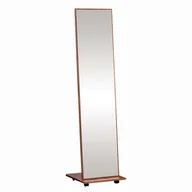 Lustra - KONDELA Lustro stojące na kółkach Neptun - brąz - miniaturka - grafika 1