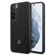 Etui i futerały do telefonów - Mercedes MEHCS22MARMBK S22+ S906 czarny/black Leather Urban Line Mer007311-0 - miniaturka - grafika 1
