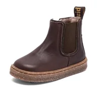 Buty dla dziewczynek - Bisgaard Chelsea buty dziecięce/botki Phillip ciemnoniebieskie gładka skóra, ciemnobrązowy, 22 EU - miniaturka - grafika 1