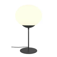 Lampy stojące - Biurowa lampka do salonu FOMENTO 563100132 Trio bańka czarny biały - miniaturka - grafika 1