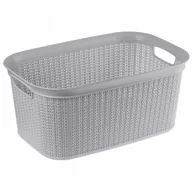 Kosze na bieliznę - Pojemnik na bieliznę i ubrania Finse 27L, jasnoszary - miniaturka - grafika 1