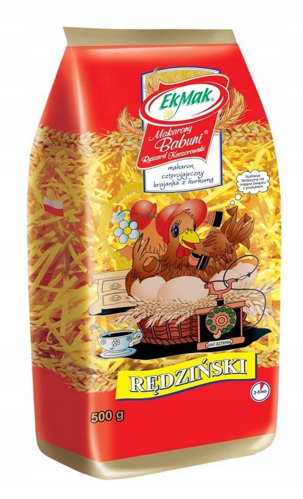 EkoMak Makaron nitki 4 jajeczny 500 g K07