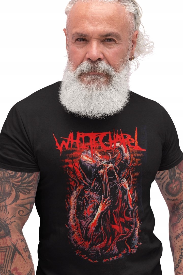WHITECHAPEL KOSZULKA MĘSKA CZARNA T-SHIRT death metal deathcore L