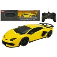 Zabawki zdalnie sterowane - Rastar producent niezdefiniowany Auto R/C Lamborghini Aventador 1:24 Żółty - miniaturka - grafika 1
