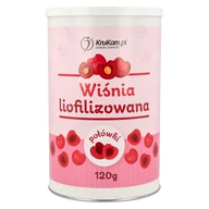 Owoce świeże i suszone - Wiśnia liofilizowana połówki 120g - miniaturka - grafika 1