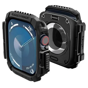 Etui Spigen Rugged Armor ”Pro” do Apple Watch 10 (42 MM) Matte Black - Akcesoria do smartwatchy - miniaturka - grafika 1