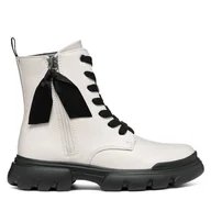 Buty dla dziewczynek - Kozaki Geox J Junette Girl J36HVG 000BC C1M9B M Écru - miniaturka - grafika 1