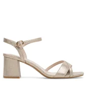 Sandały damskie - Sandały Clara Barson WYL3662-1 Złoty - miniaturka - grafika 1