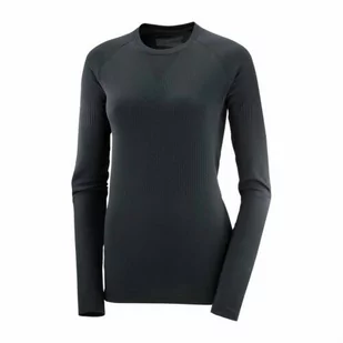 Koszulka Salomon Sense Over Season W Deep Black - Koszulki sportowe damskie - miniaturka - grafika 1