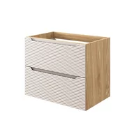 Szafki łazienkowe - Szafka łazienkowa pod umywalkę Comad Ocean 70 cm beżowy/jasne drewno 82-70-2S - miniaturka - grafika 1