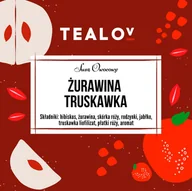 Herbata - Herbata TEALOV Susz owocowy ŻURAWINA TRUSKAWKA 50G - miniaturka - grafika 1