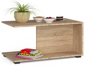 Ławy i stoliki kawowe - Skandynawski stolik kawowy z półką dąb sonoma B6-B41 - miniaturka - grafika 1