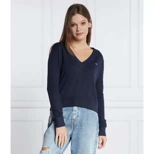 Tommy Jeans Sweter | Regular Fit - Swetry damskie - miniaturka - grafika 1
