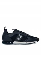 Buty sportowe męskie - Buty męskie Emporio Armani EA7 sportowe lifestylowe granatowe na co dzień - miniaturka - grafika 1