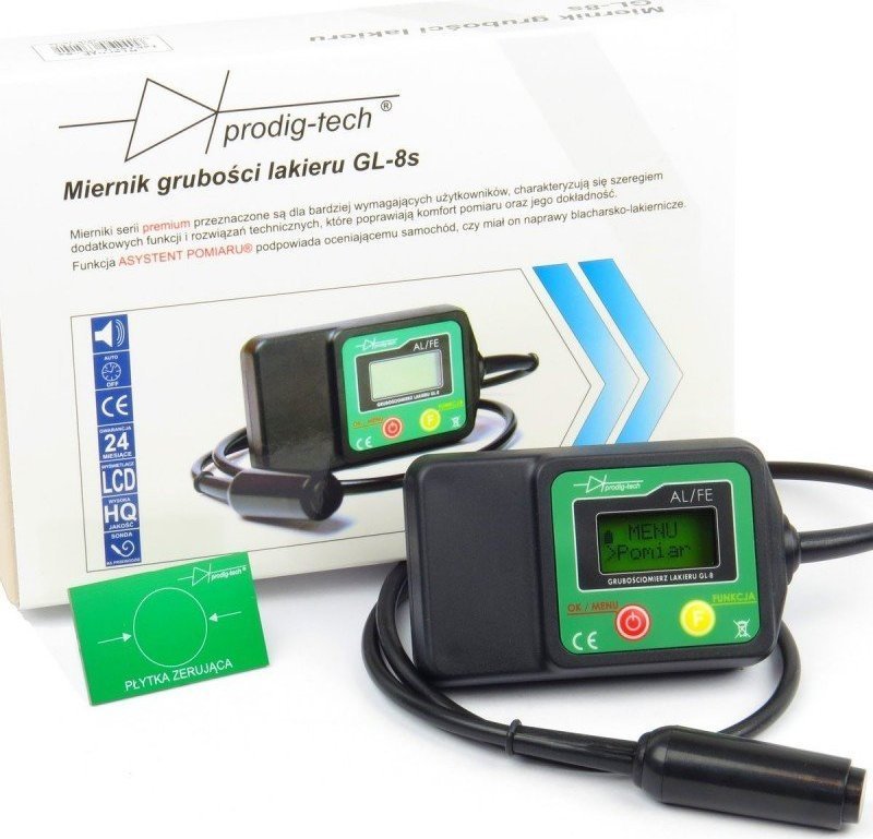 Prodig-tech Samochodowy miernik grubości lakieru GL-8s Prodig-Tech